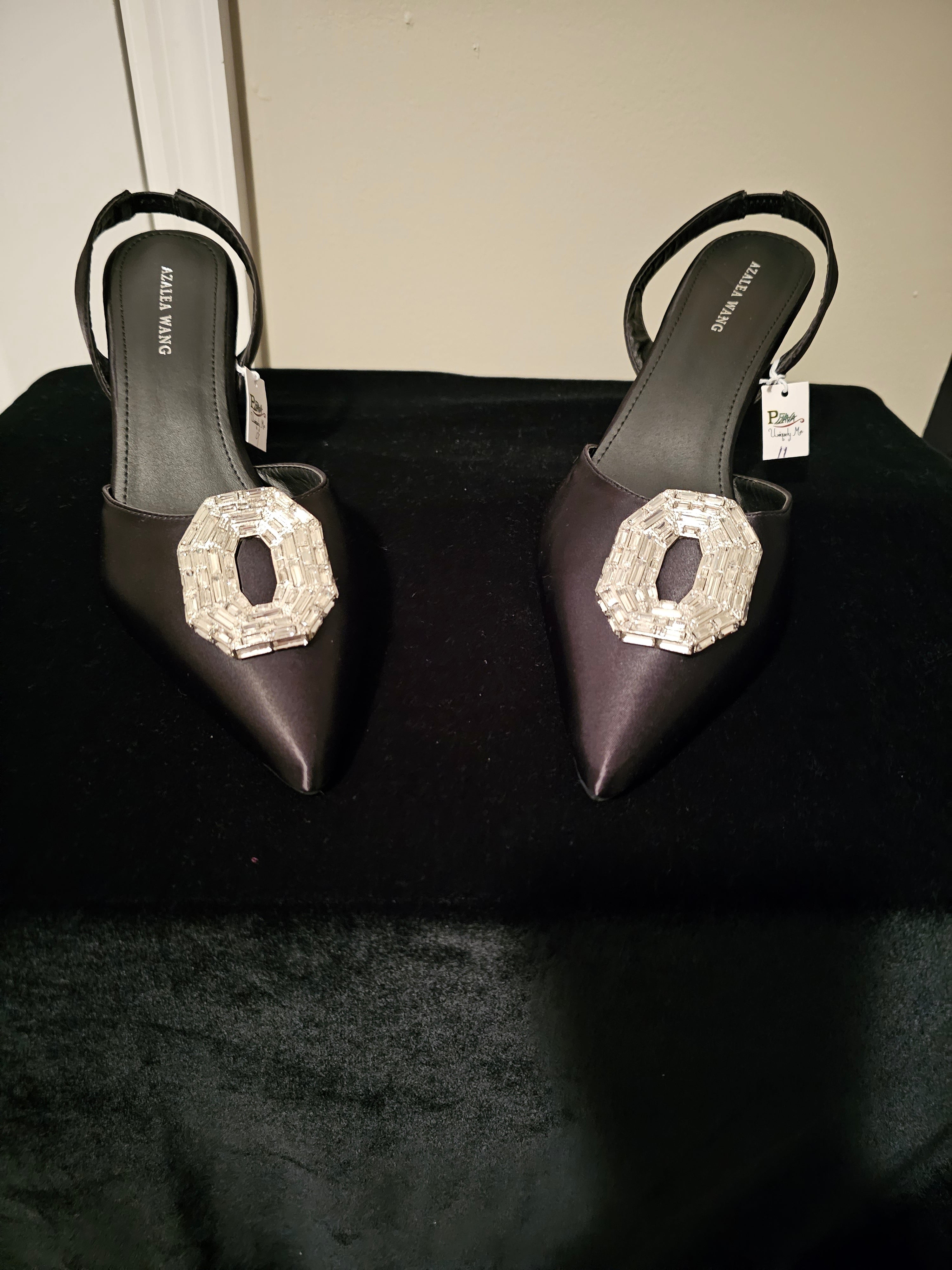 Black Sling Back Shoes