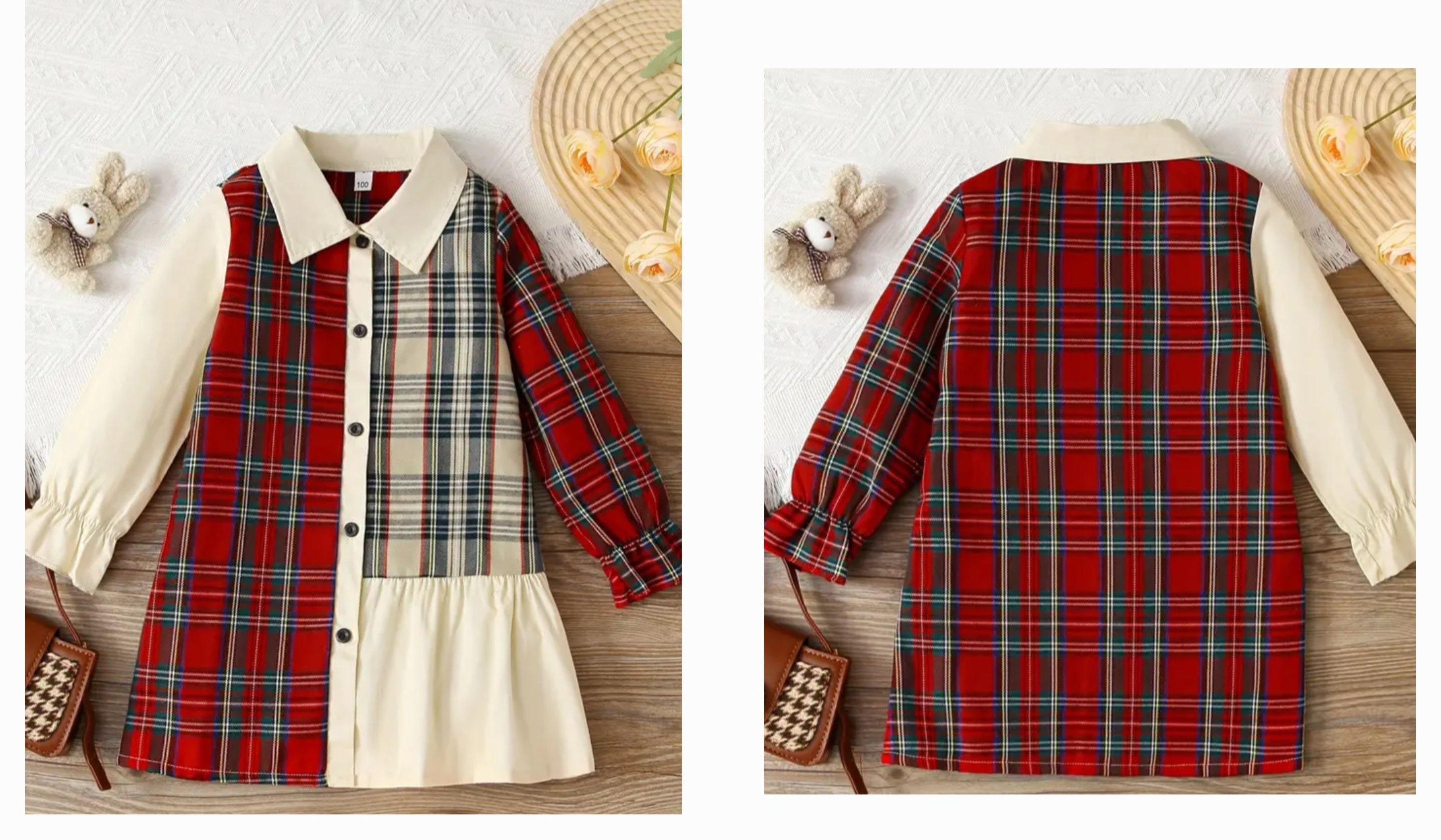 Red Plaid Dress