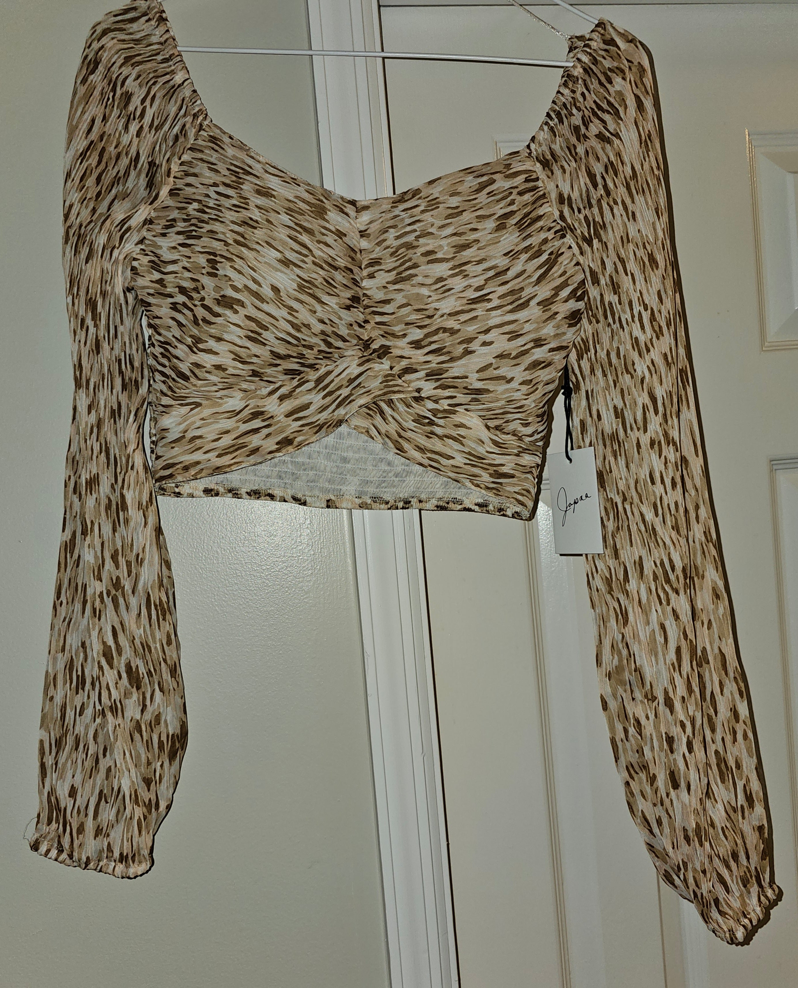 Brown & Crean Print Blouse