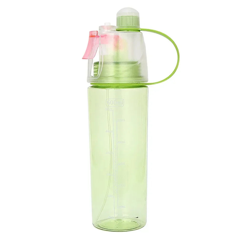 Newest Sports Spray Cup Plastic Cool Summer Sport Bottle Portable Climbing Outdoor Bike Shaker Water Bottles