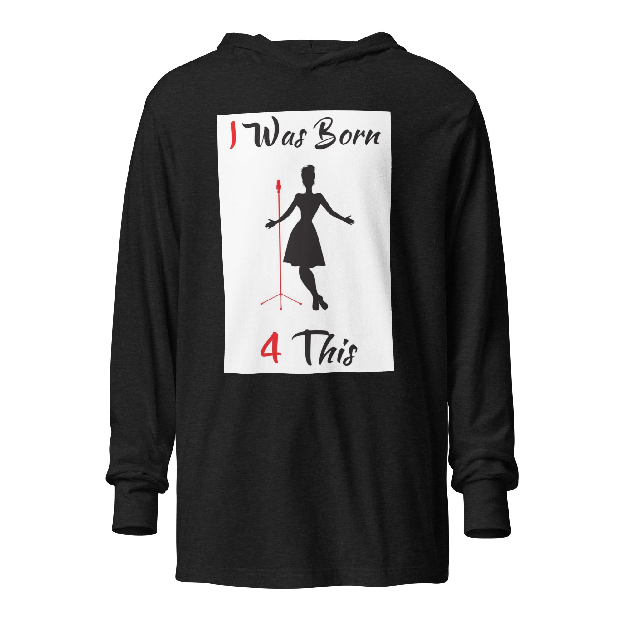 Hooded long-sleeve tee
