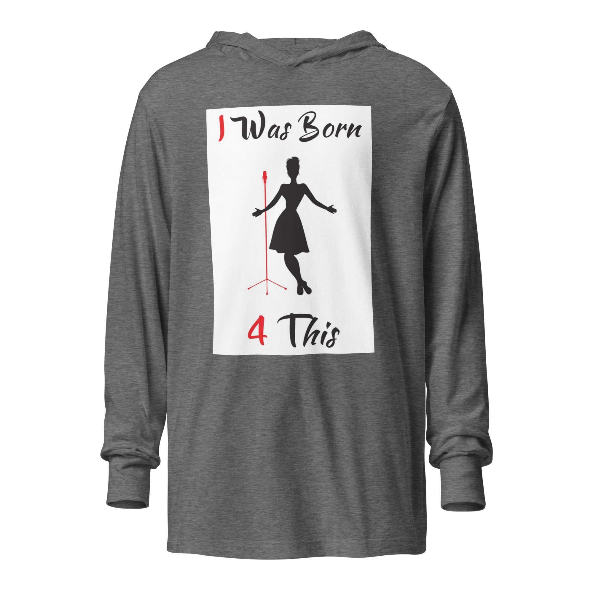Hooded long-sleeve tee
