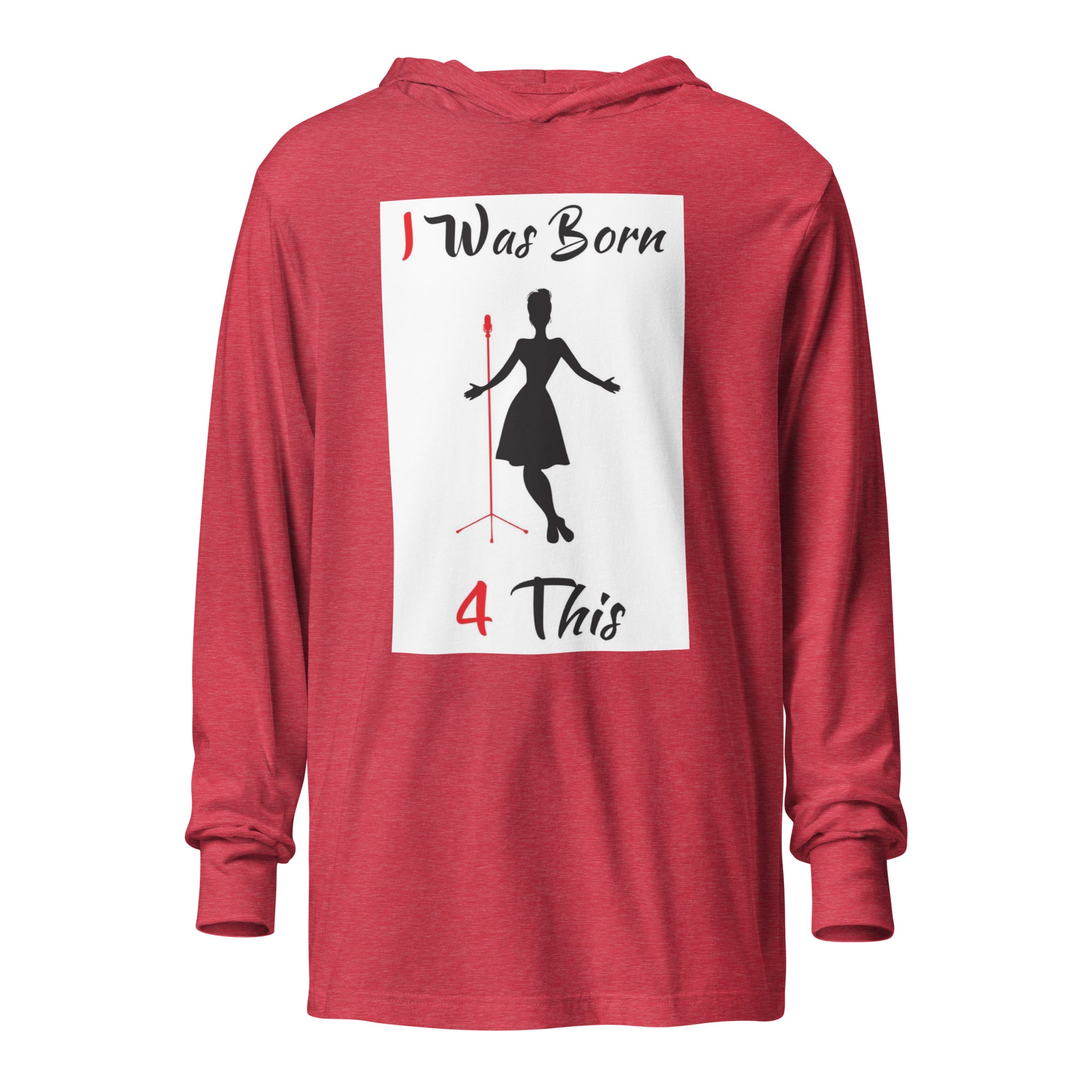Hooded long-sleeve tee