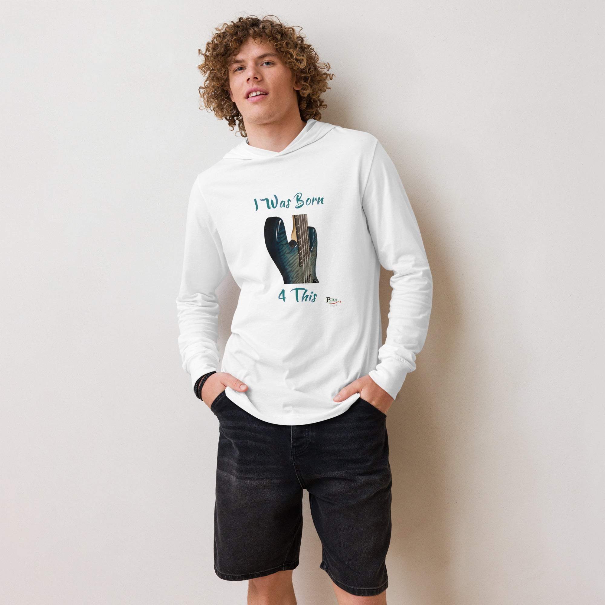 Hooded long-sleeve tee