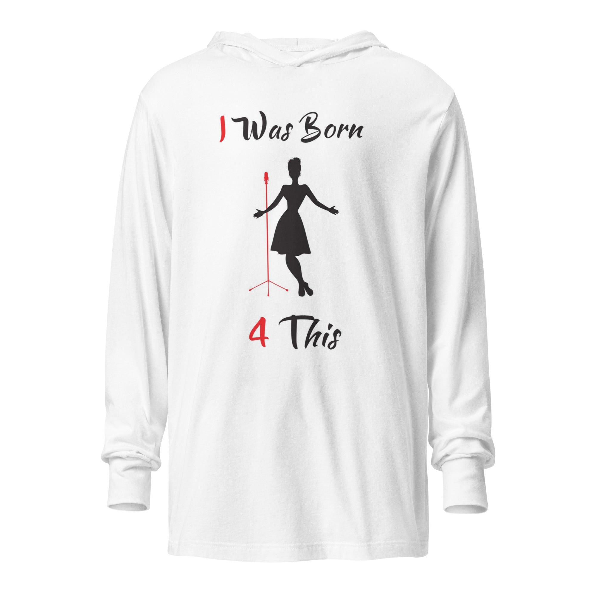 Hooded long-sleeve tee